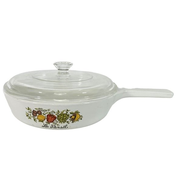 VTG Spice of Life Corning Ware Le Persil 6.5” Menuette Pan with Lid P-83-B - Picture 2 of 12